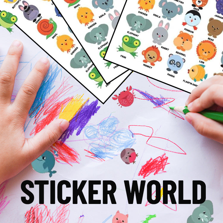 K-Kraft Sticker Decals for Kids, Classrooms and Stationery