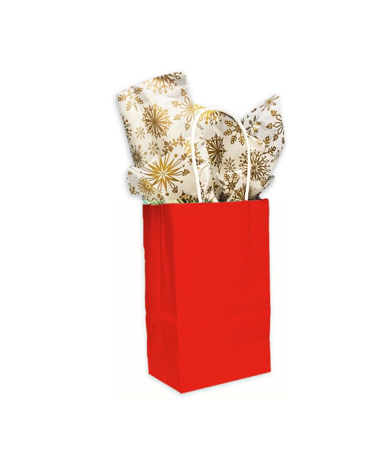 Printed Tissue Paper 102 Sheet Pack with Foil Metallic Accents