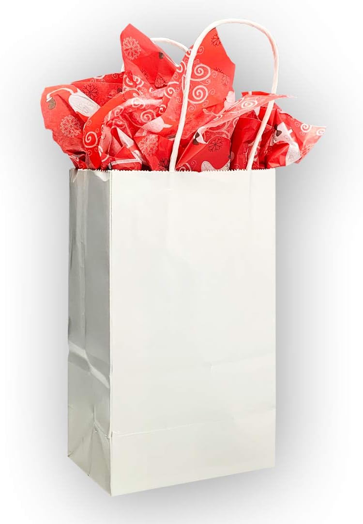 Retro Printed Kraft Tissue Paper for Vintage Christmas Gift Wrapping