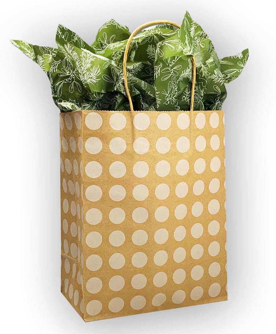 Retro Printed Kraft Tissue Paper for Vintage Christmas Gift Wrapping