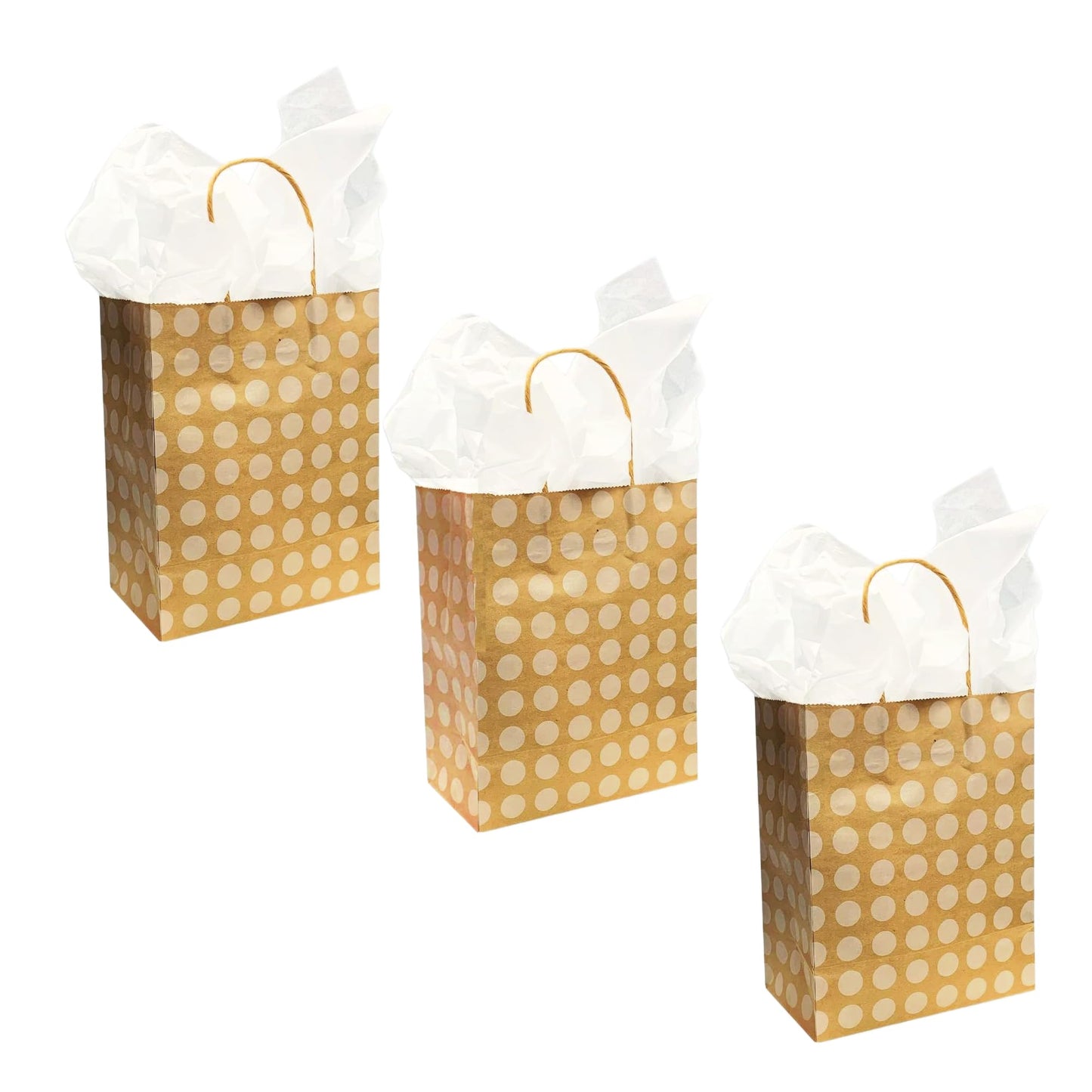 Printed Tissue Paper 102 Sheet Pack with Foil Metallic Accents