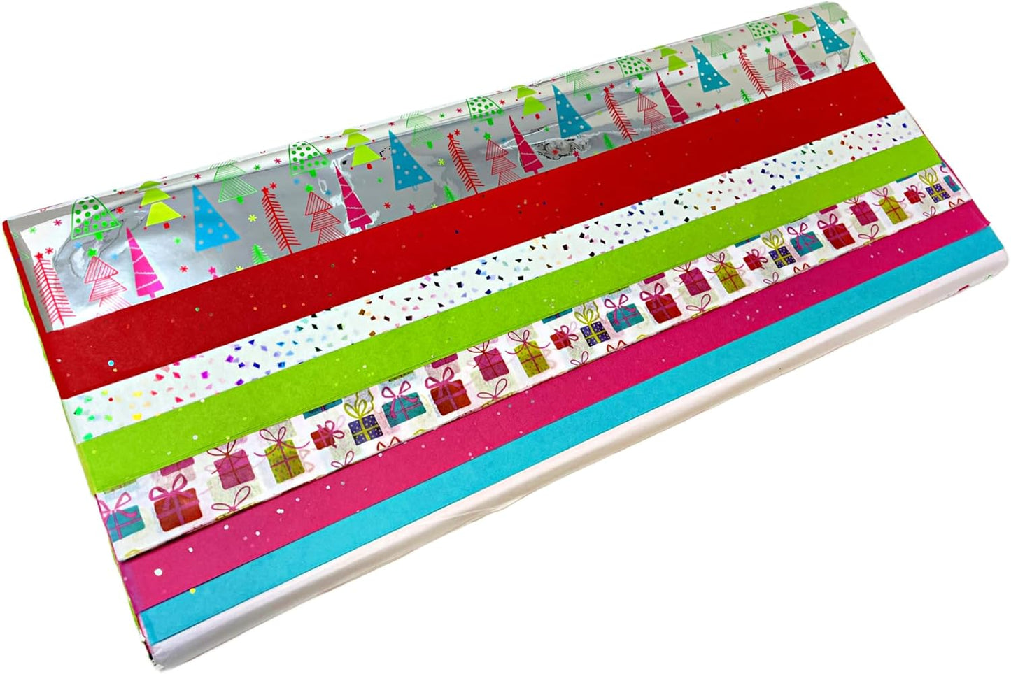 Premium Mid Century Modern Pink Christmas Tissue