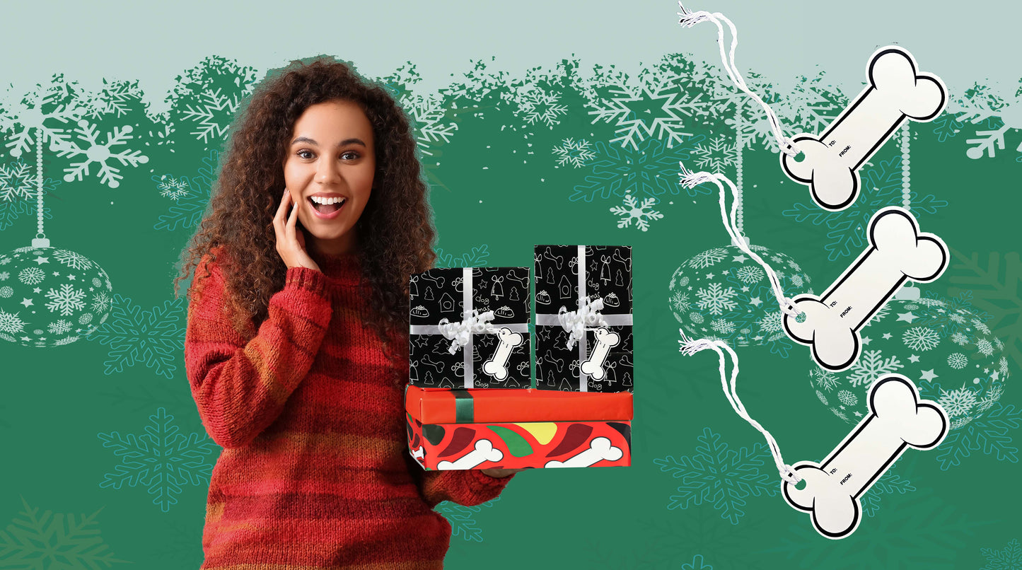 15 Bow Wow Bone Gift Tags - For All Occasions