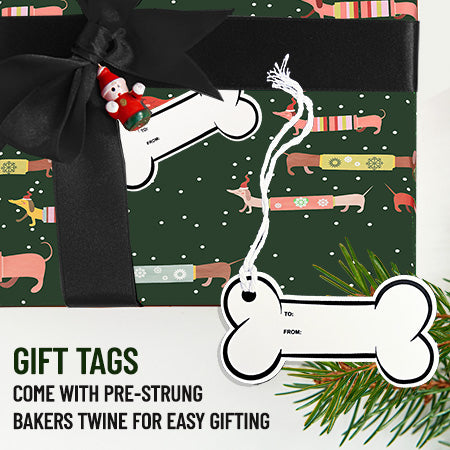 15 Bow Wow Bone Gift Tags - For All Occasions