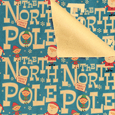 Vintage Wrapping Paper with Matching Pre-Strung Tags and Tape