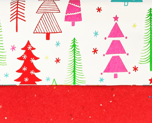 Premium Mid Century Modern Pink Christmas Tissue