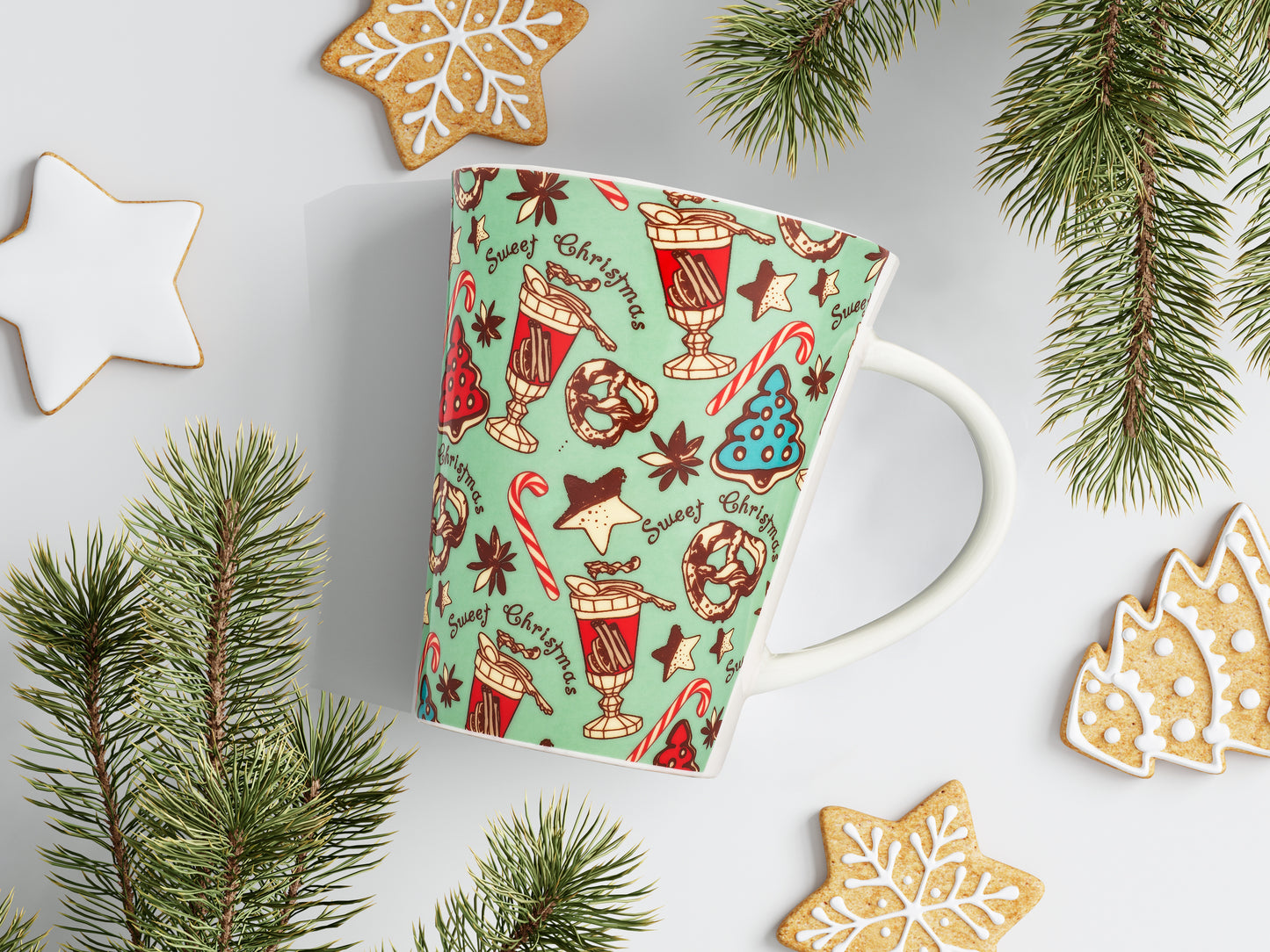 Gift Wrapped Vintage Soda Shoppe Coffee Mug