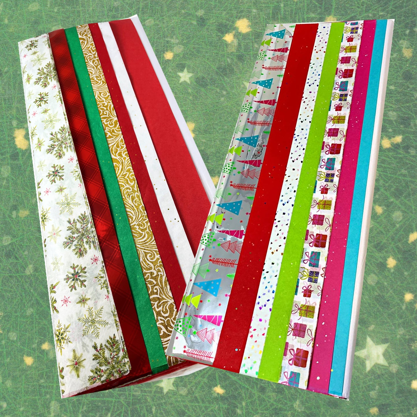 Premium Mid Century Modern Pink Christmas Tissue