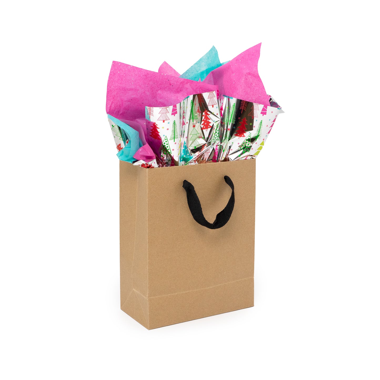Premium Mid Century Modern Pink Christmas Tissue