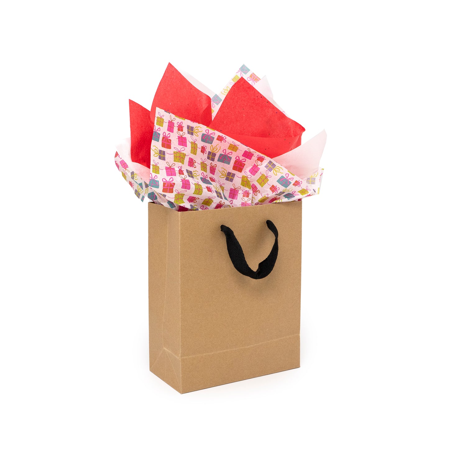 Premium Mid Century Modern Pink Christmas Tissue