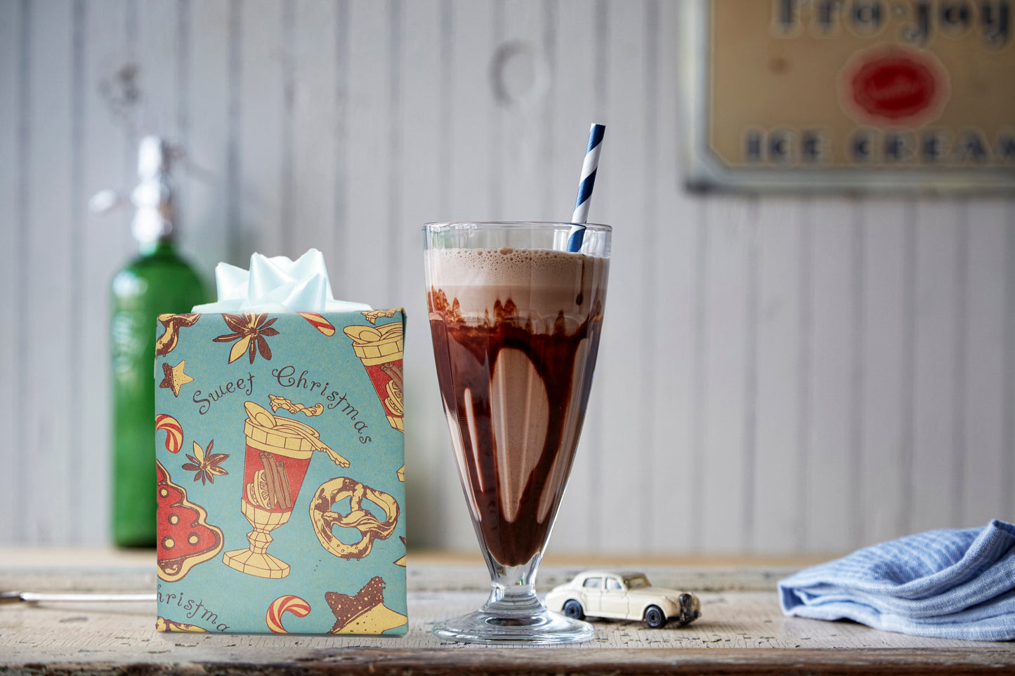 Gift Wrapped Vintage Soda Shoppe Coffee Mug