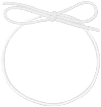 K-Kraft Stretch Loops for Crafts and Easy Gift-Wrapping (10 INCHES, White)