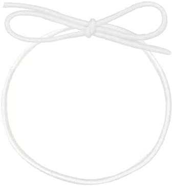 K-Kraft Stretch Loops for Crafts and Easy Gift-Wrapping (10 INCHES, White)