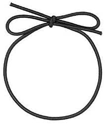 K-Kraft Stretch Loops for Crafts and Easy Gift-Wrapping, 100 Units (10 Inch, Black)