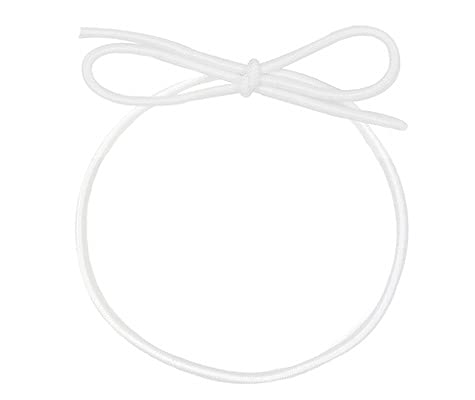 K-Kraft Stretch Loops for Crafts and Easy Gift-Wrapping (10 INCHES, White)