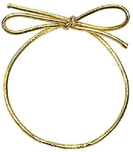 K-Kraft Stretch Loops for Crafts and Easy Gift-Wrapping, 100 Units (6 Inch, Gold)