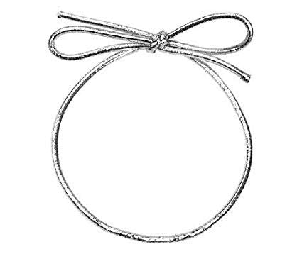 K-Kraft Stretch Loops for Crafts and Easy Gift-Wrapping (10 INCHES, White)