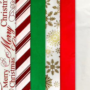 K-Kraft 20 x 20 Tissue Paper with Foil, 102 Sheet Christmas Pack