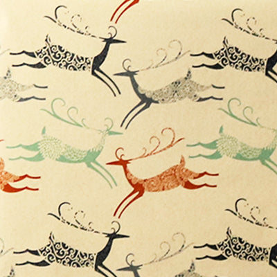 Prancing Deer All Occasion Gift Wrap one roll 30 inches wide and 15 feet long