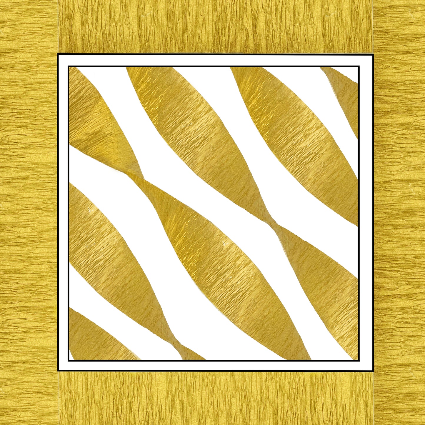 Metallic Gold Crepe Paper Streamers 5 Rolls