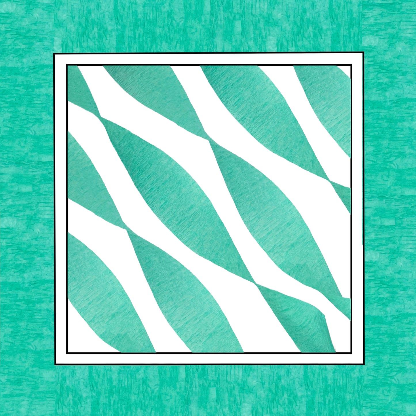 Seafoam Blue-Green Crepe Paper Streamers 5 Rolls