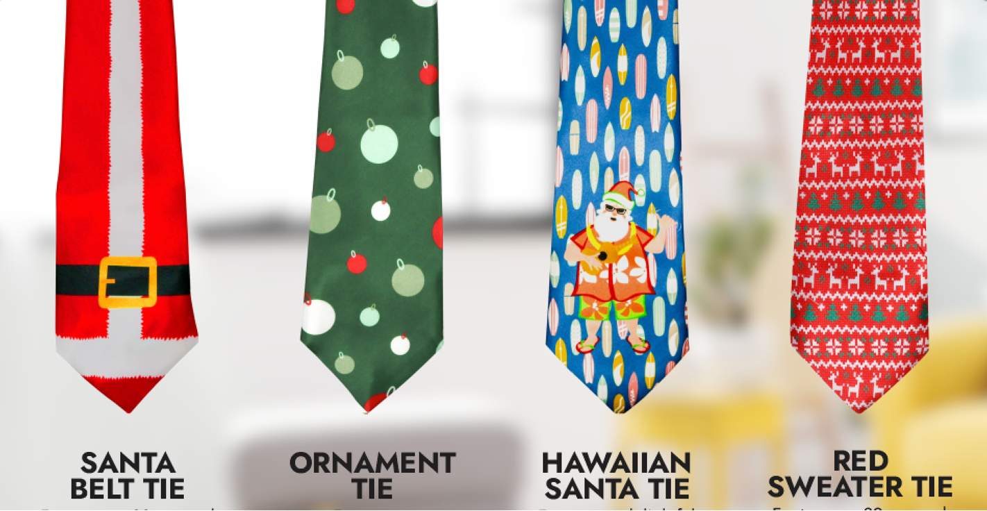 Christmas Ornament Necktie