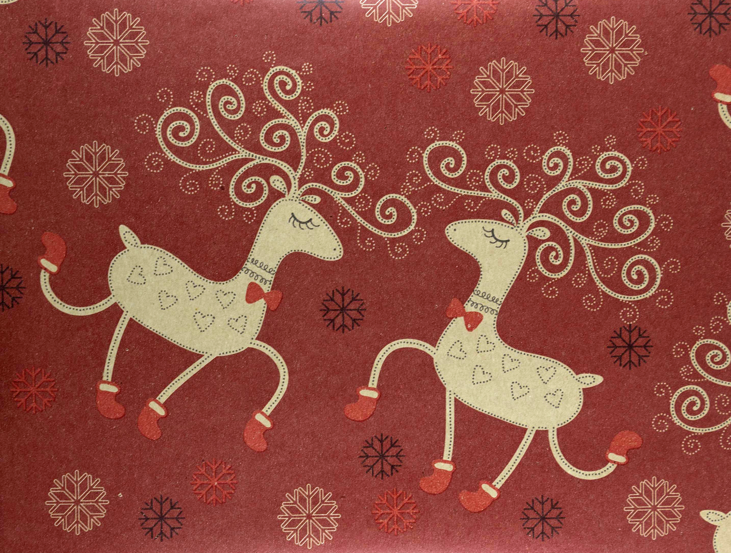 Victorian Reindeer 1 roll 30 inches wide and 15 feet long