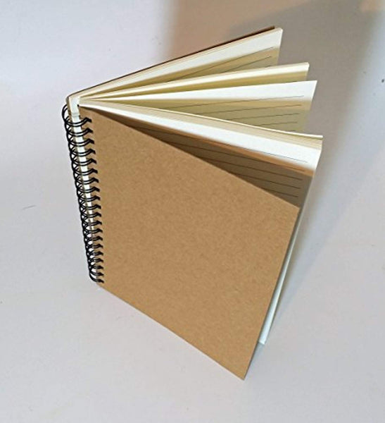 Notepads with Kraft Paper Covers (5 x 7 Notebooks Set of 3)