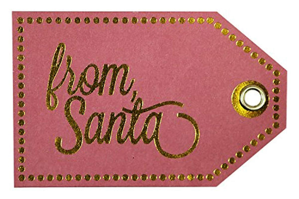 Christmas Colorful Gift Tag Set with Grommets