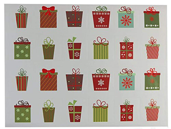 K-Kraft Sticker Seals for Envelopes or Decorative Craft Purposes (Parade of Presents)