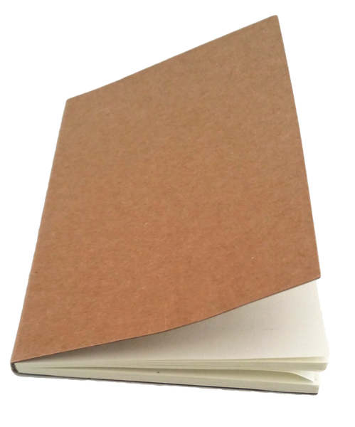Notepads with Kraft Paper Covers (4.5 x 3 Mini Notebooks Set of 6)